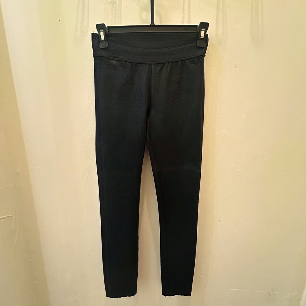 Goldsign Coated Zebra Leggings